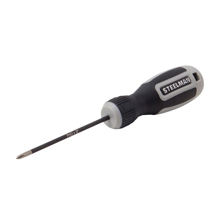 Steelman Phillips Head Diamond Tip Screwdriver, PH0 x 3" 41857